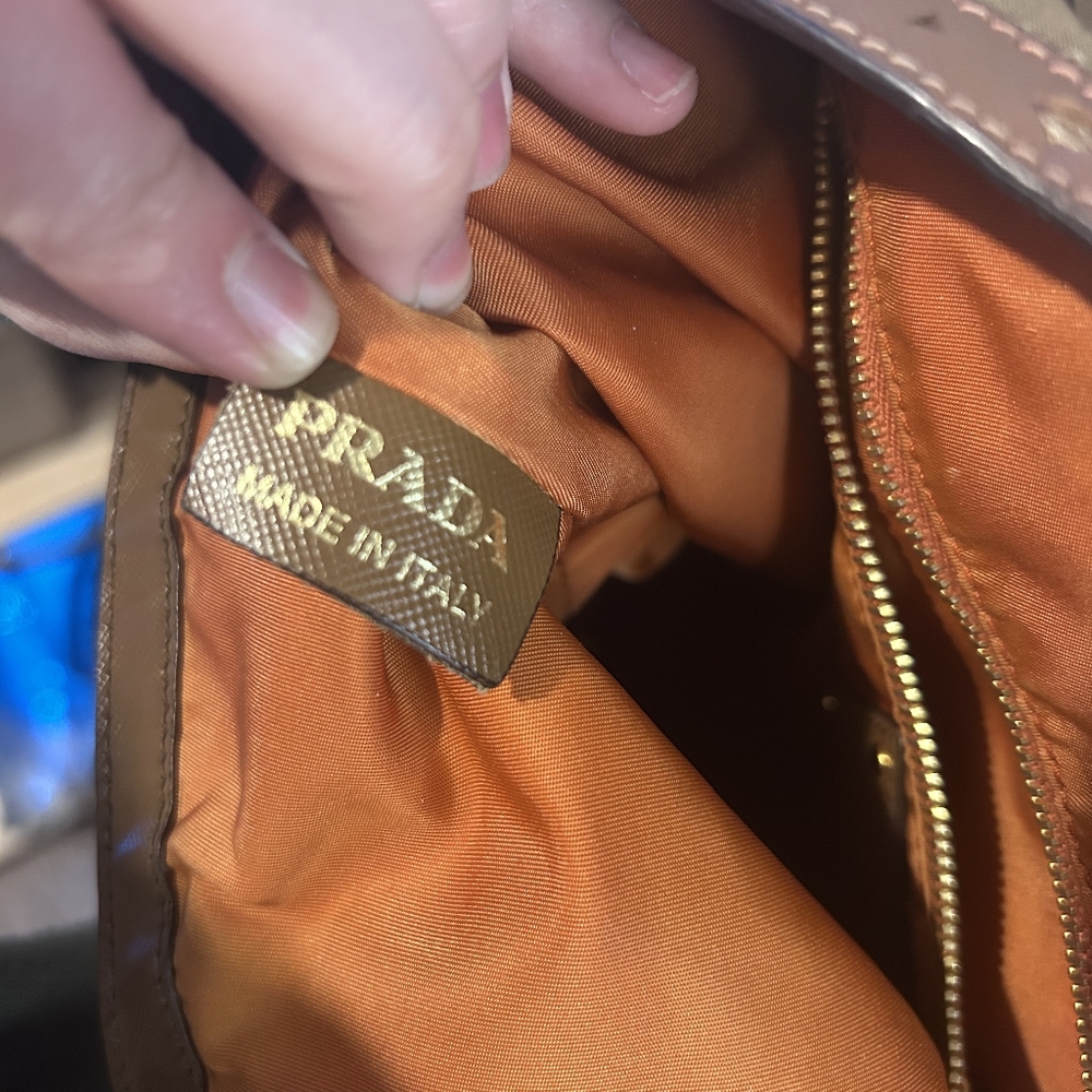 Green Prada Nylon Tote Bag - Picture 10 of 11